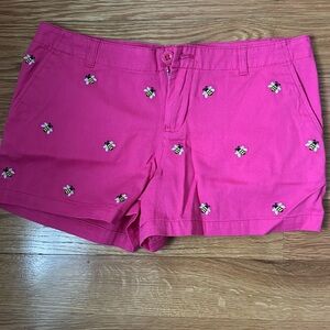 MINT!! Polo Ralph Lauren Pink Shorts with Bee Embroidery
